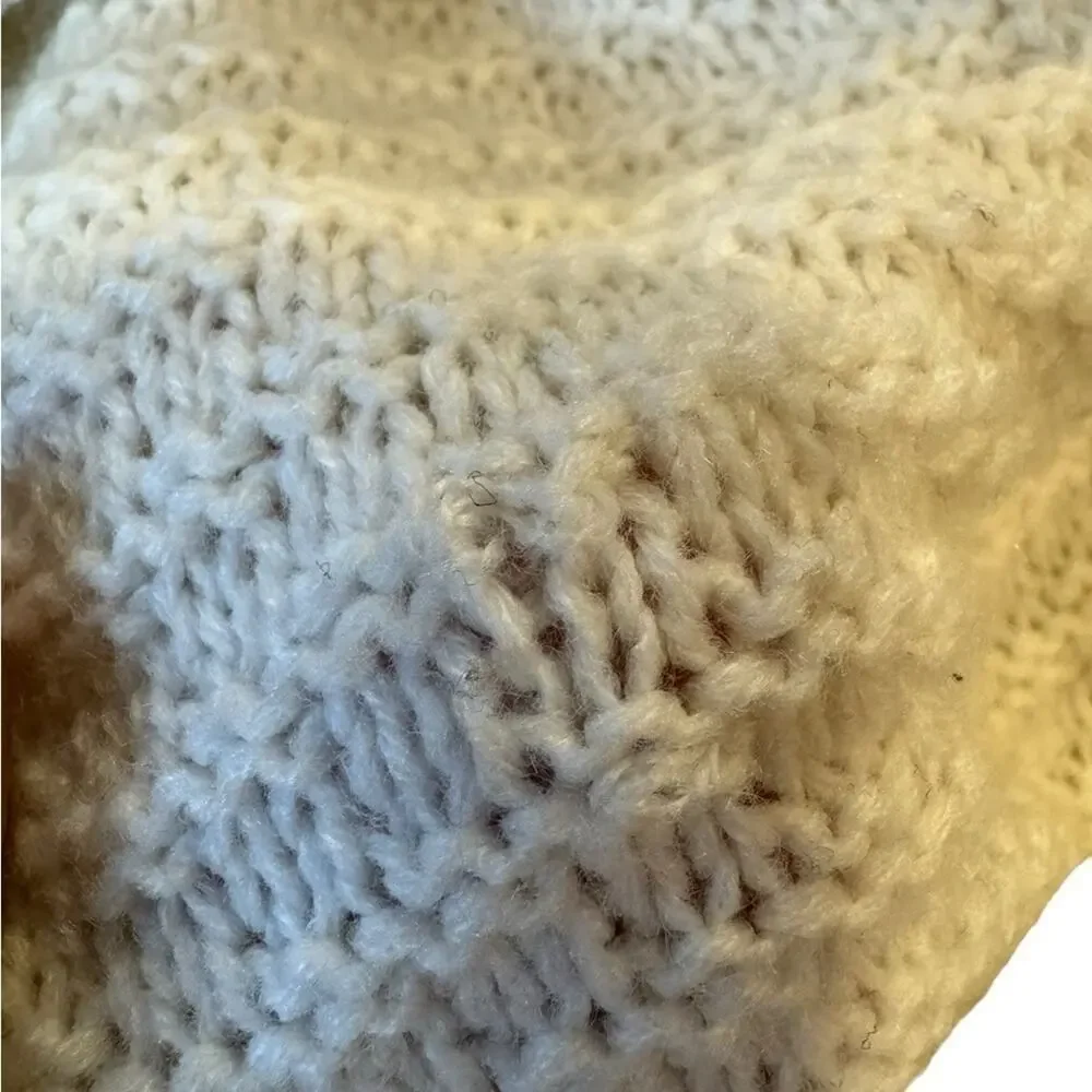Cotton On White Knit Infinity Scarf Women's One-Size